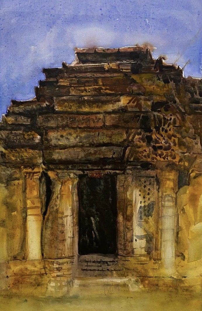 Golden temple doorway